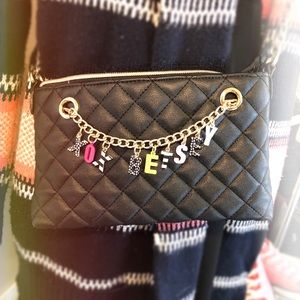 Betsey Johnson Quilted Leather Cross Body